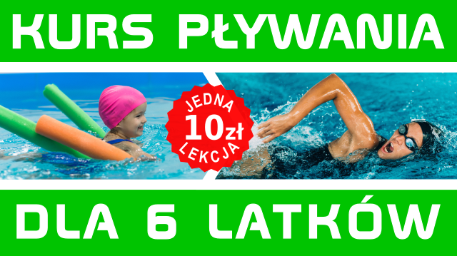Kurs Podstaw Nauki Pływania dla 6 latków – Edycja 2022r.
