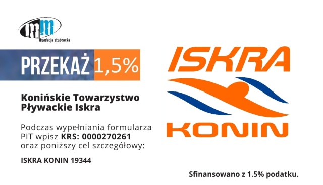 Prosimy o wsparcie – Przekaż 1,5% podatku dla Iskry Konin